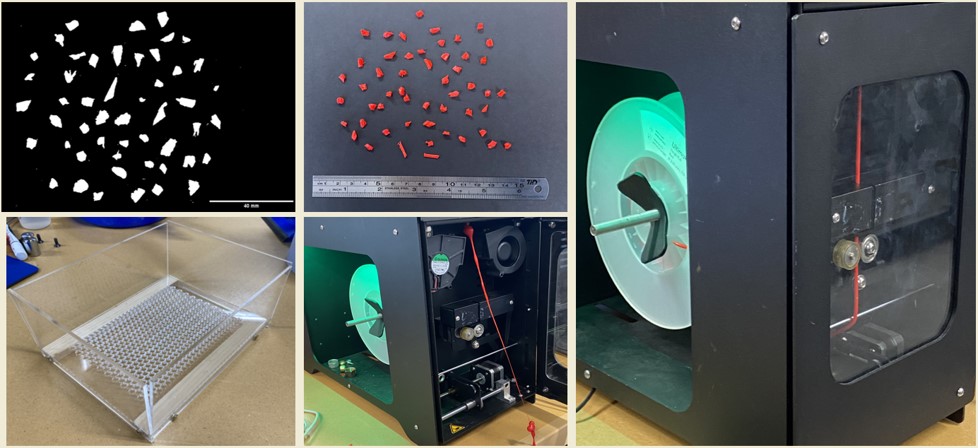 Images from recycling project